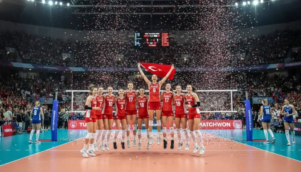 Voleybolda Milli Gurur: Sultanlar Almanya Engelini Geçti